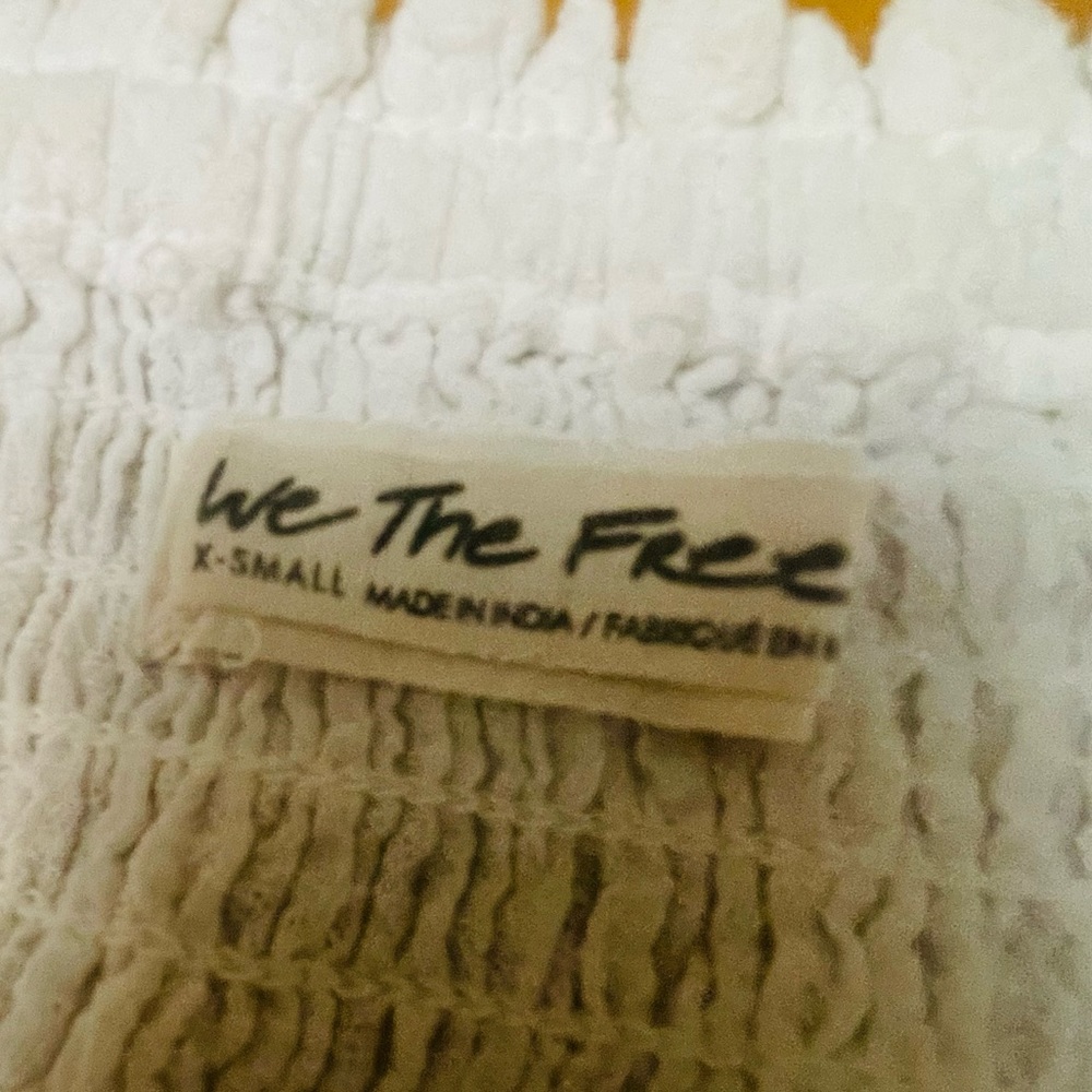 Free People cream prairie crop top - Picture 5 of 7